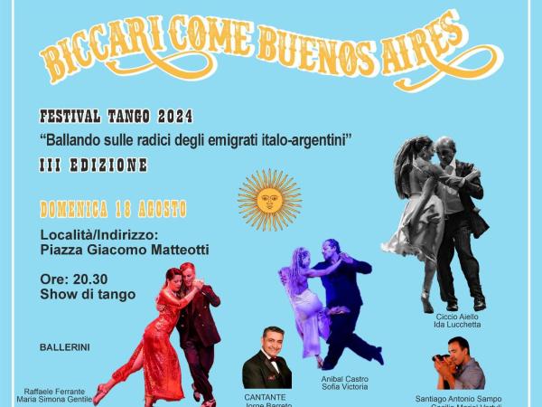 Festival de tango “Biccari como Buenos Aires” - Bailando sobre las raíces de los emigrantes ítalo-argentinos