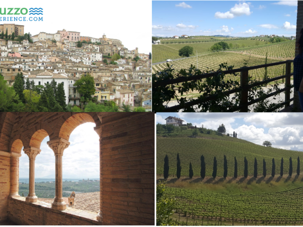 Loreto Aprutino: la via delle vigne ed il giardino dei Ligustri