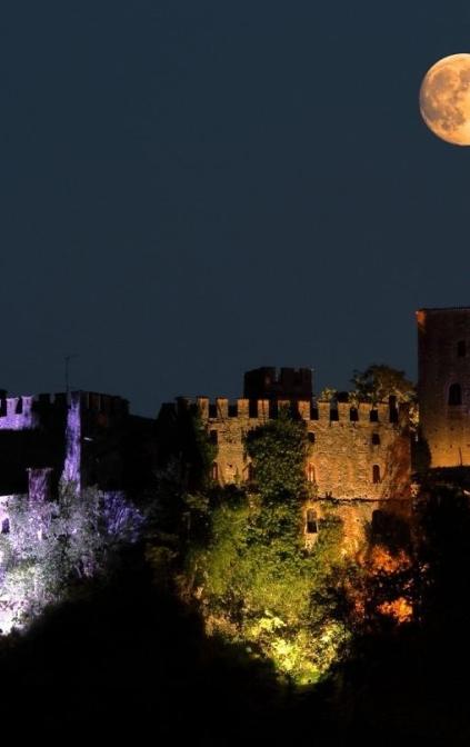 Fuga d'amore al Castello, con pernottamento nella Torre del Barbagianni, Cena Romantica alla Taverna e Visita notturna al Castello di Gropparello