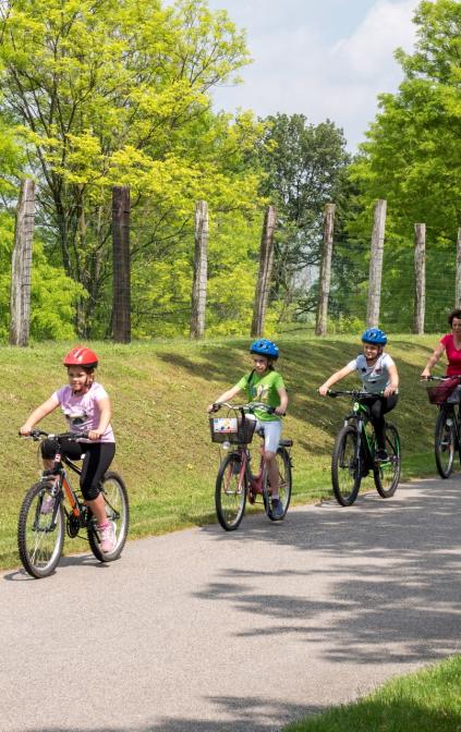 Corse in bici in famiglia