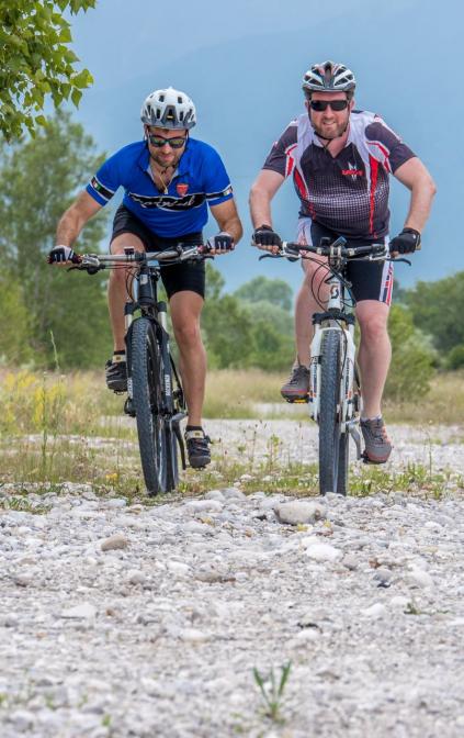 Corse in mountain bike nei magredi