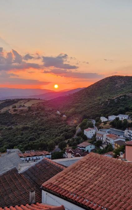 veduta dal balconcino della saletta