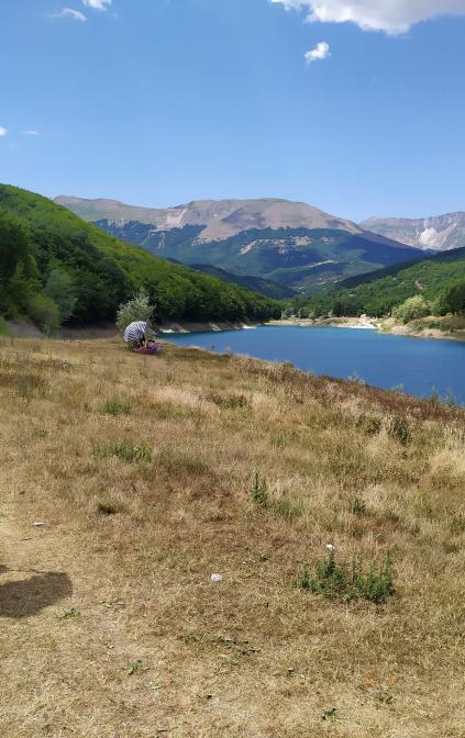 lungo il lago di Gerosa