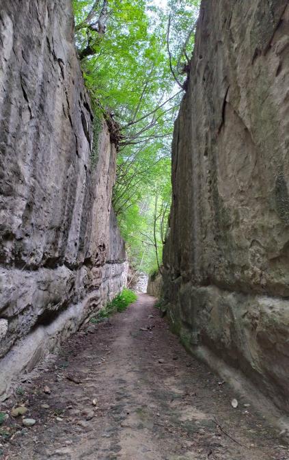 il canyon di sassospaccato