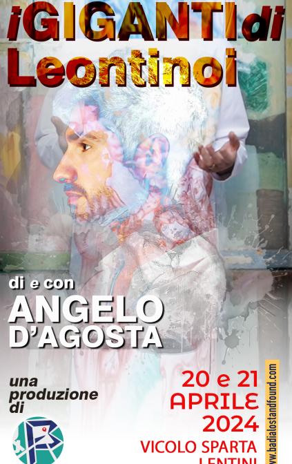 cover "I Giganti di Leontinoi" di e con Angelo D'Agosta