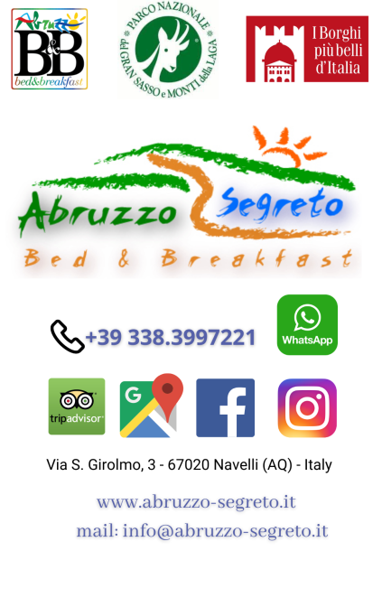 Bed & breakfast en Abruzos Segreto