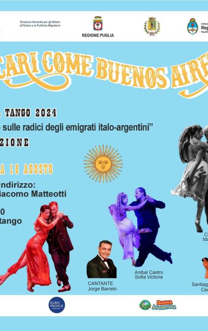 Festival de tango “Biccari como Buenos Aires” - Bailando sobre las raíces de los emigrantes ítalo-argentinos