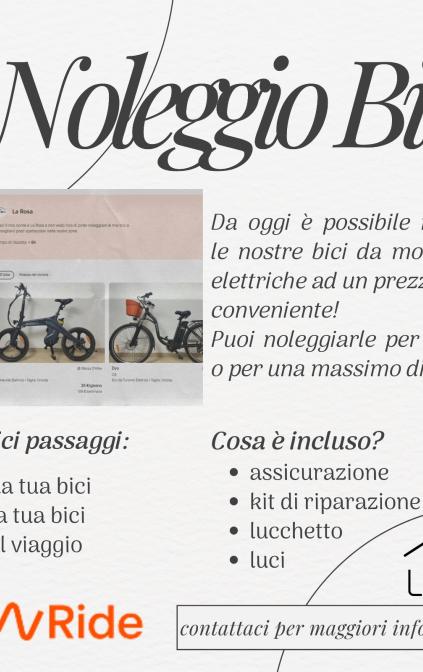 Noleggio bici ed e-bike