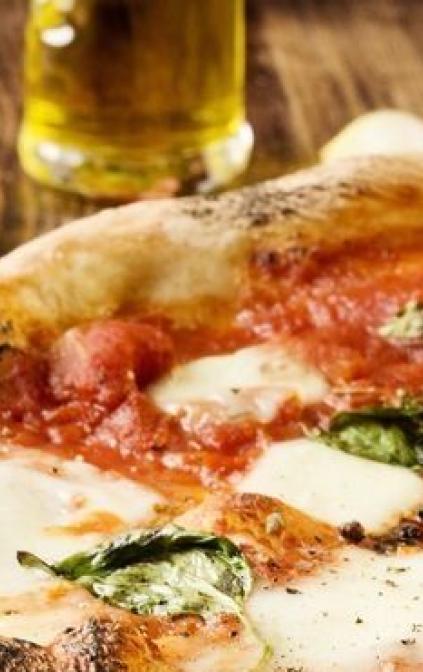 Pizza a base di acqua termale