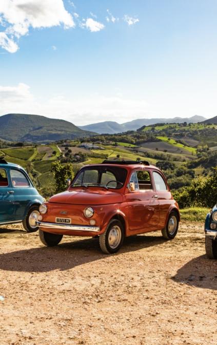 Esperienza di guida di una Fiat 500 storica